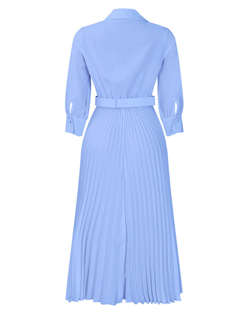 Rosalyn | Sukienka maxi damska plus size z dekoltem w serek