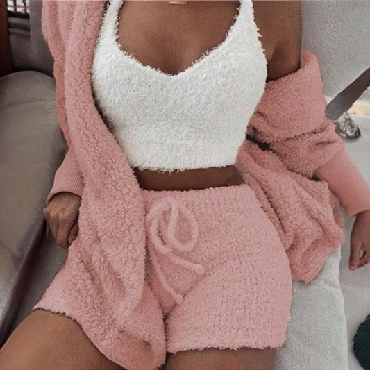 Marta | Wygodny trzyczęściowy damski komplet domowy