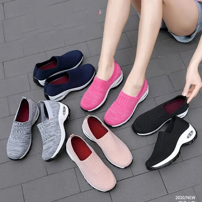Avonlea - Damskie buty ortopedyczne slip-on z amortyzującą podeszwą powietrzną