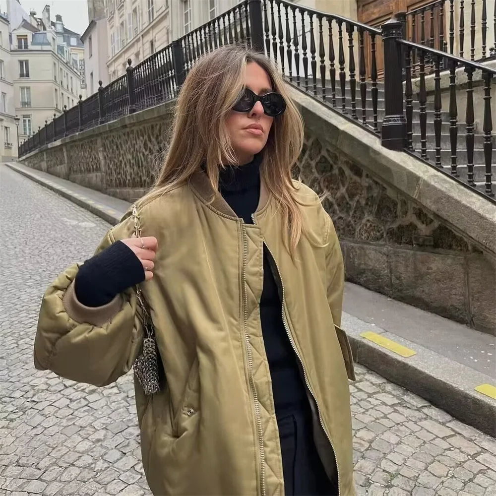 Felicja - Damska kurtka bomber oversize