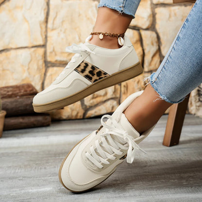 Adrianna - Damskie sneakersy z motywem panterki