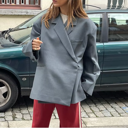 Emma | Oversize marynarka damska o luźnym kroju do pracy