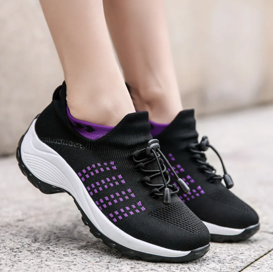Julia - Damska Ortopedyczne Sneakersy | Szerokie Dopasowanie