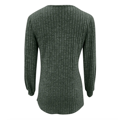 Marcia – swobodny damski sweter z guzikami