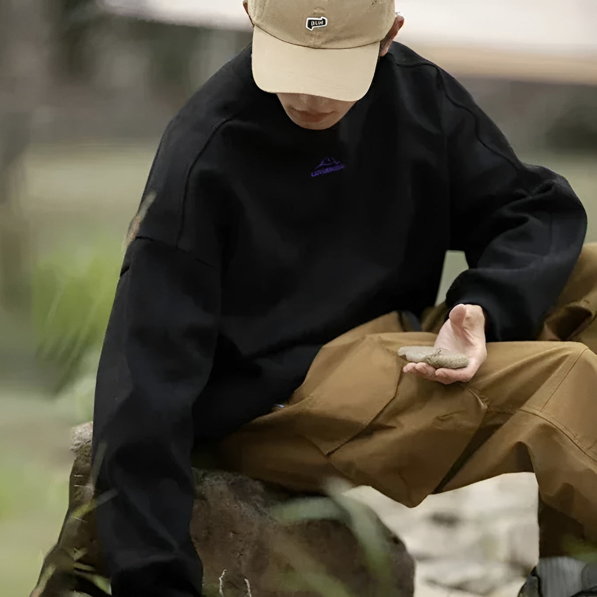 Fern - Oversize’owa bluza damska o outdoorowo-casualowym charakterze