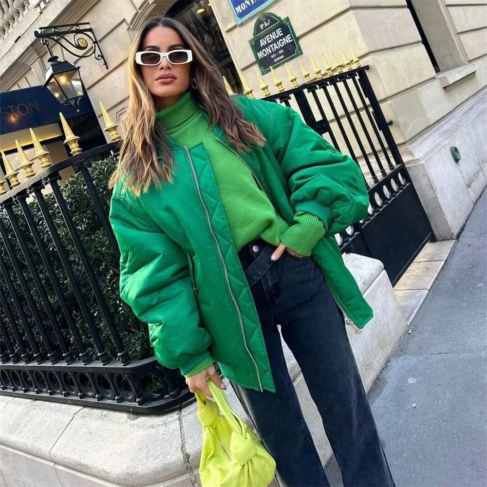Felicja - Damska kurtka bomber oversize