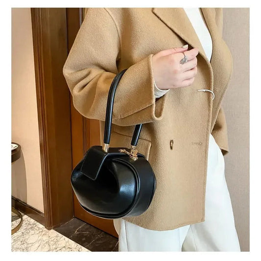 Sherry | Torebka damska mini okrągła z rączką elegancka stylowa