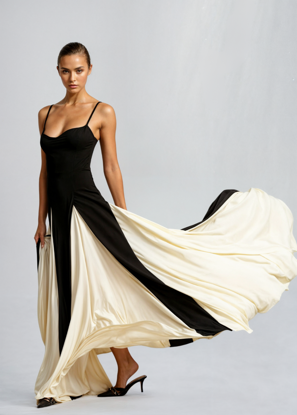 Cary | Damska elegancka sukienka maxi