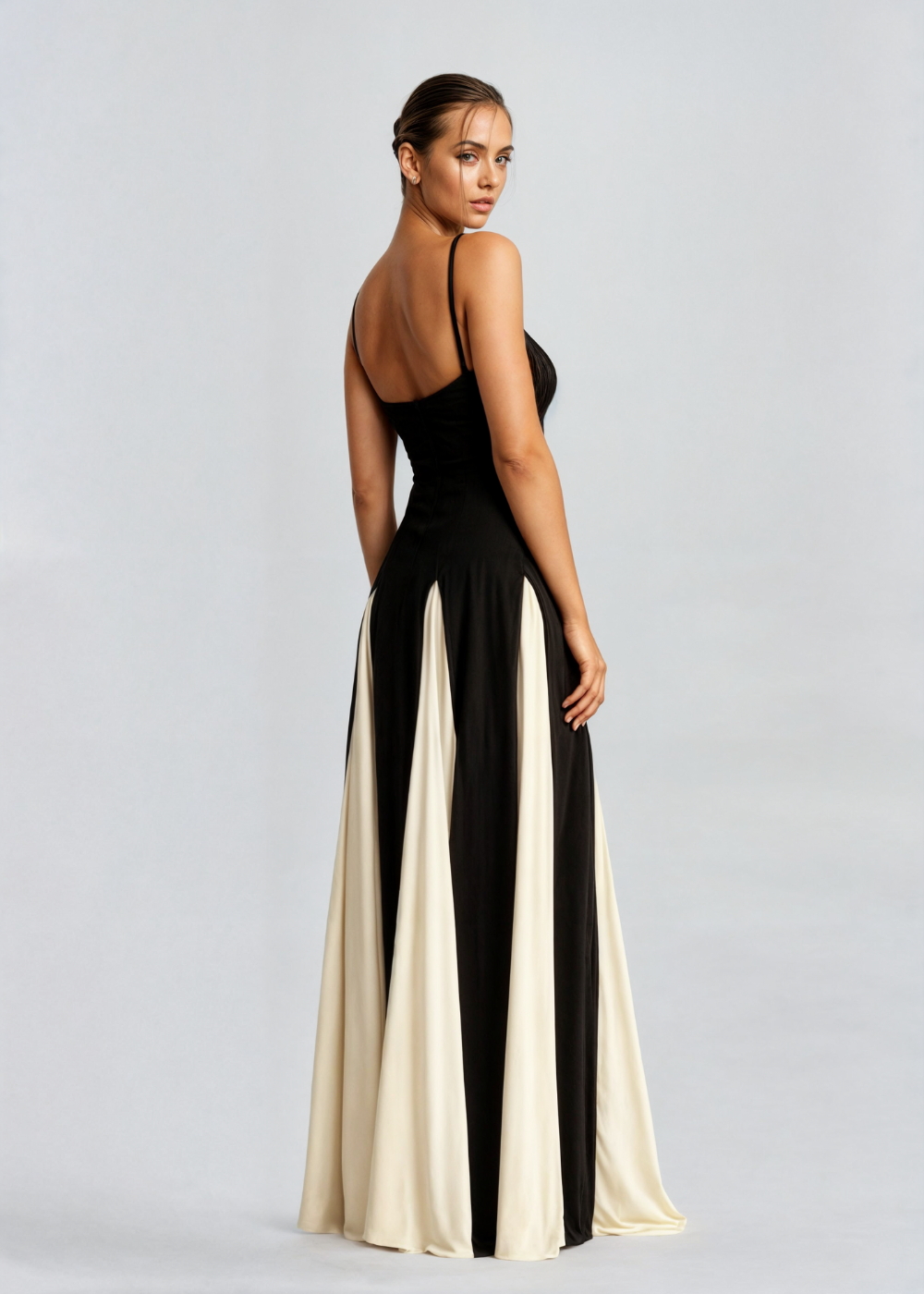 Cary | Damska elegancka sukienka maxi