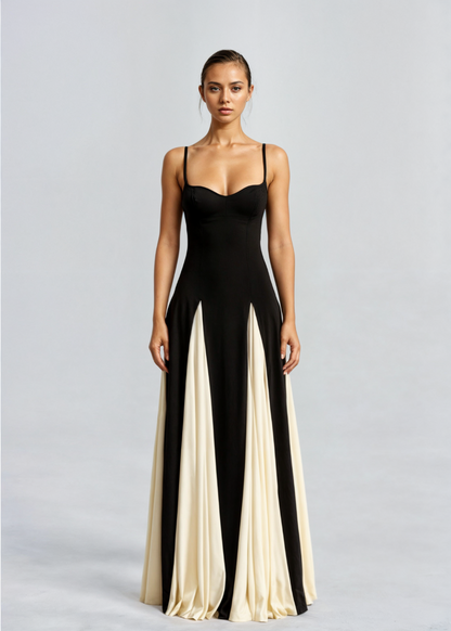 Cary | Damska elegancka sukienka maxi