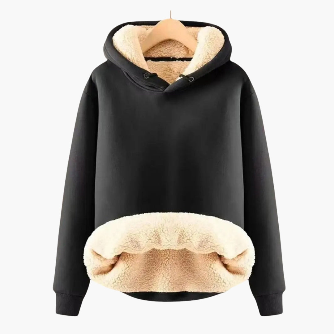 Malwina - Bluza z kapturem dla kobiet z podszewką Sherpa