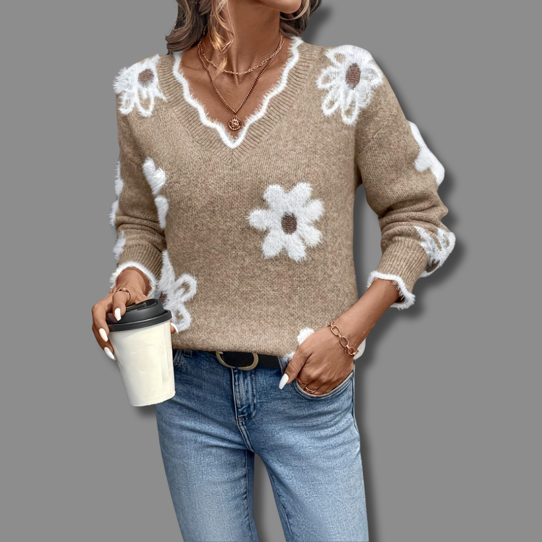 Jenny | Damski elegancki sweter klasyczny i stylowy