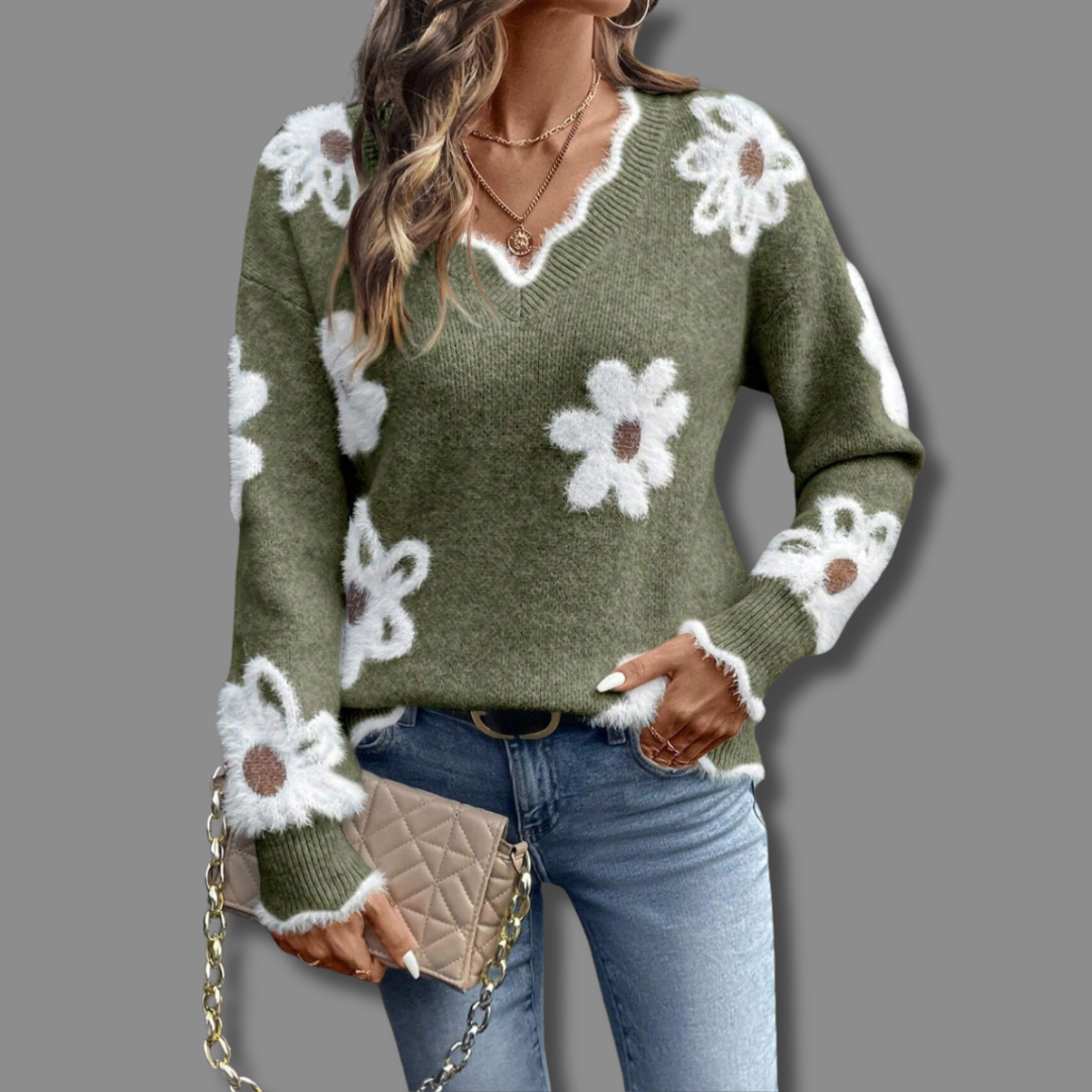 Jenny | Damski elegancki sweter klasyczny i stylowy