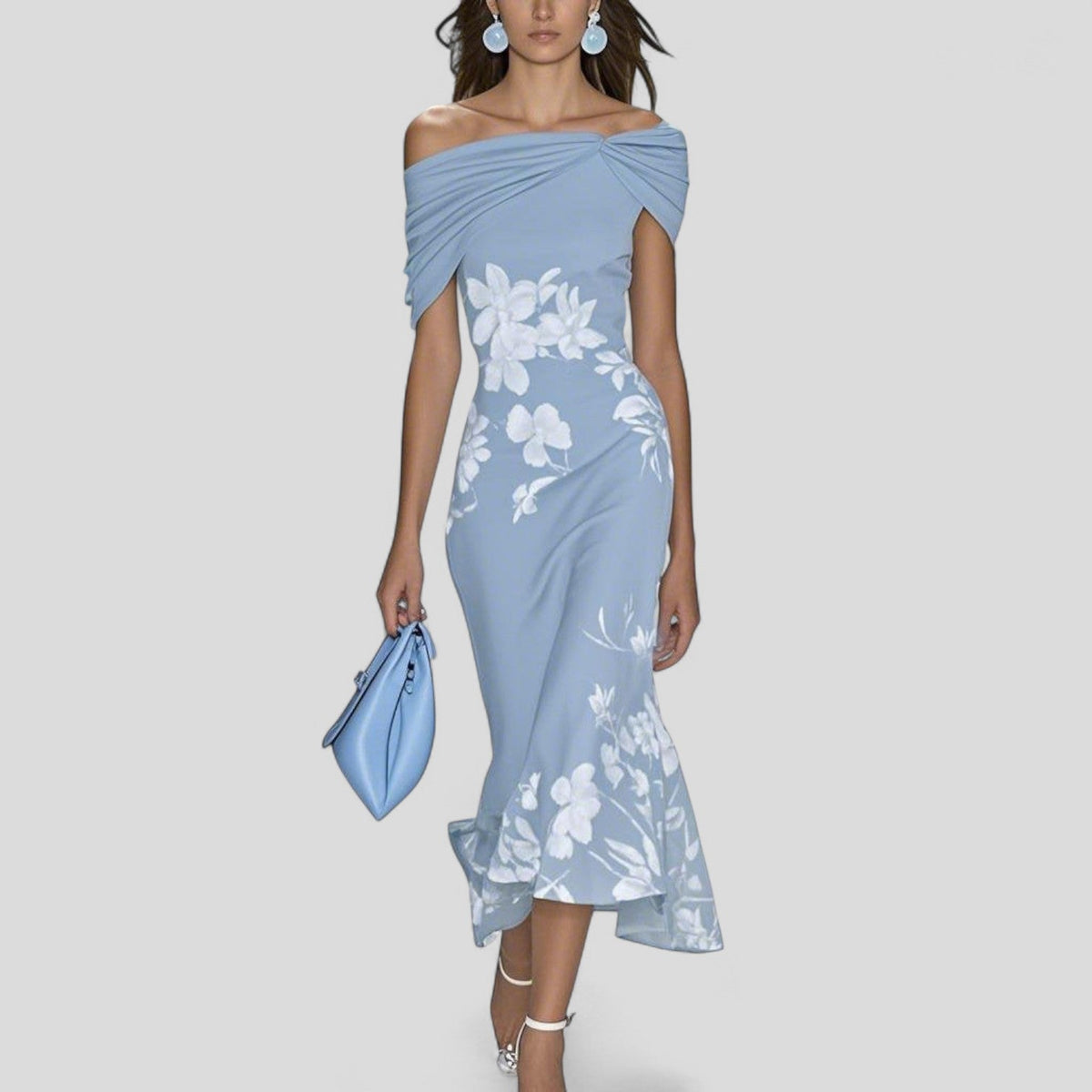 Sheena | Sukienka midi damska Isabrunel w eleganckim stylu