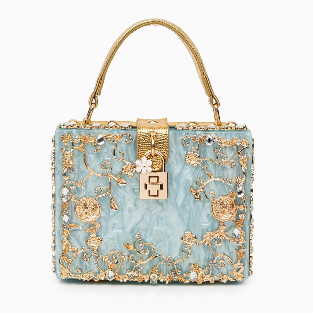 Petula | Torebka damska luksusowa mini z kryształkami elegancka