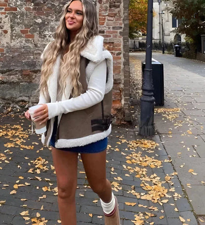 Dilys - Damski sweter Teddy na jesień