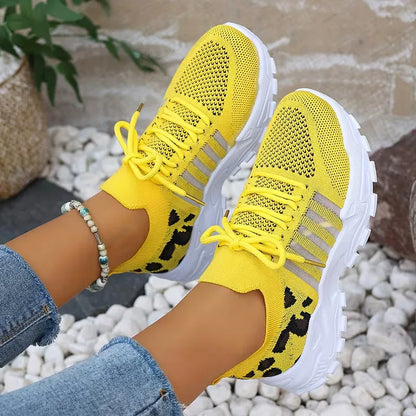 Mallory | sneakersy damskie niskie w panterkę, stylowe i casualowe obuwie