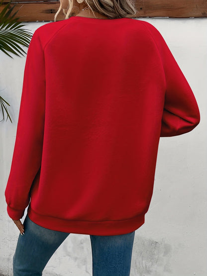 Darcy - Damska Sweter Codzienny | Motyw Serca