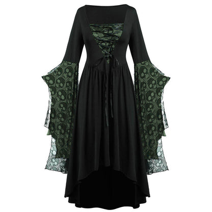 Sibyl - Elegancka sukienka maxi z koronką dla kobiet