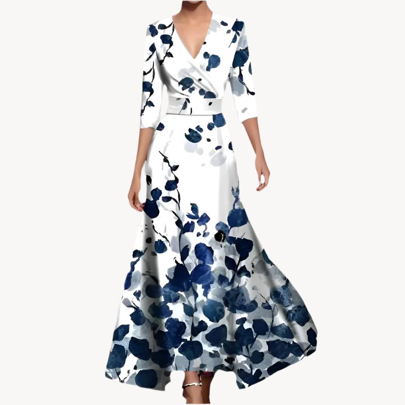 Aurelia - Damska Sukienka w Kwiaty | Maxi