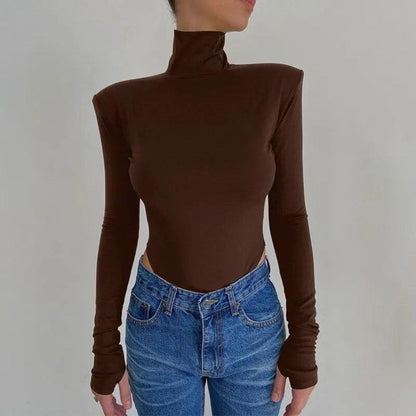 Eleanor - Body z golfem i odkrytymi plecami