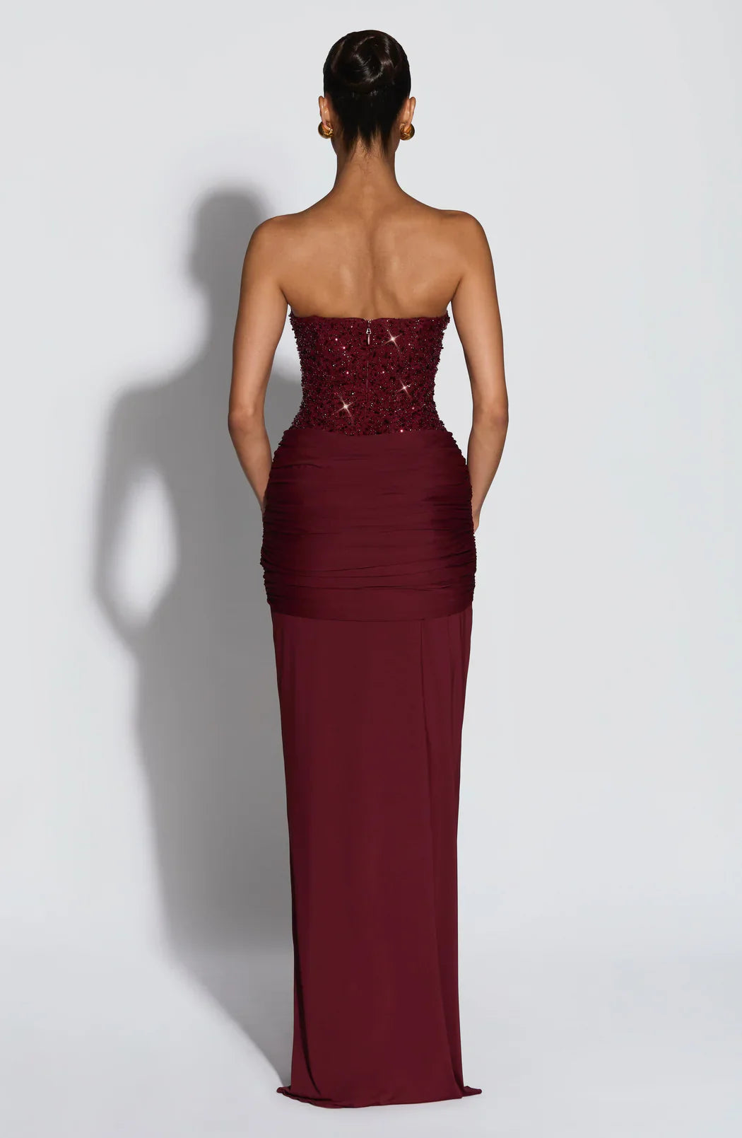 Penny | Sukienka maxi damska bez ramiączek w eleganckim, wieczorowym stylu