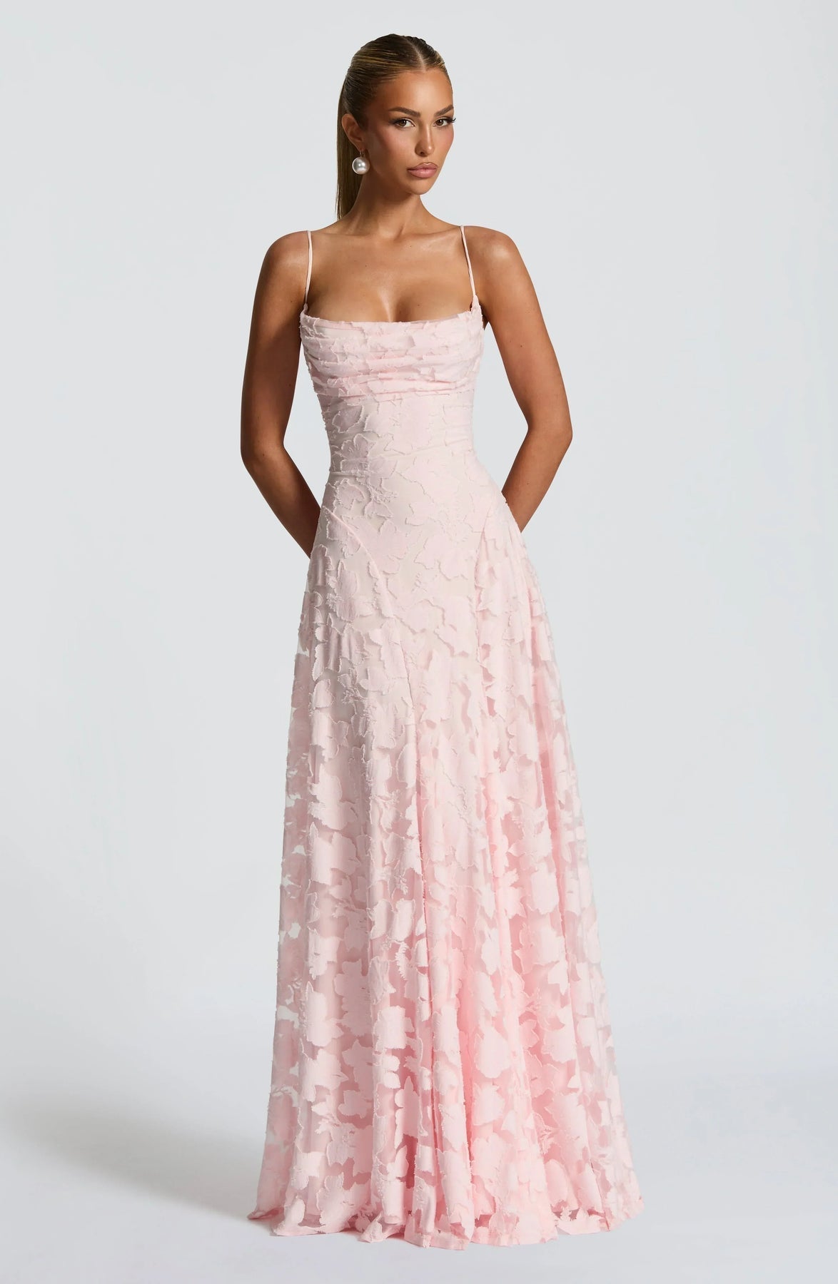Lilly | damska suknia wieczorowa o kroju litery A, w stylu maxi