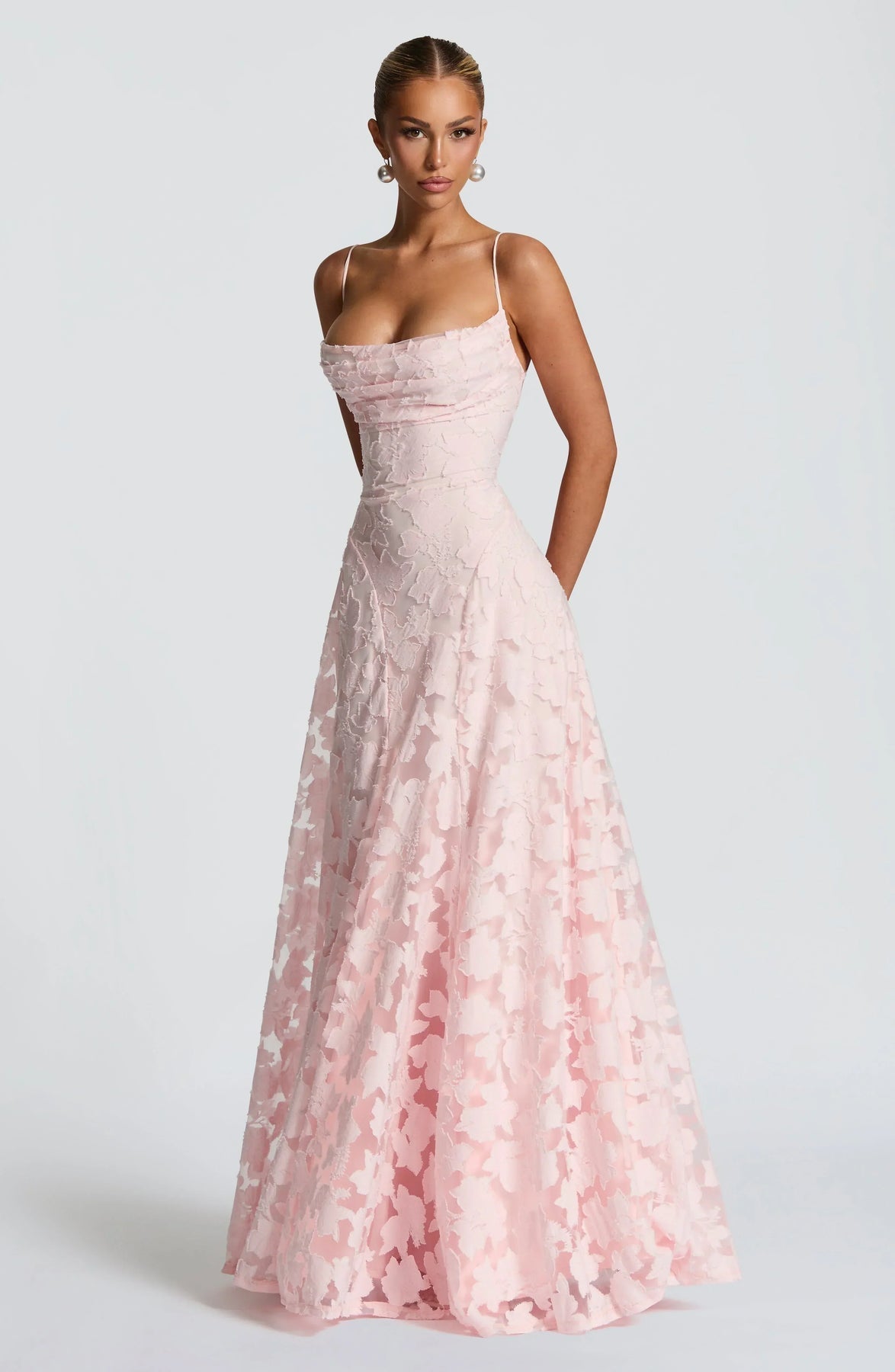 Lilly | damska suknia wieczorowa o kroju litery A, w stylu maxi