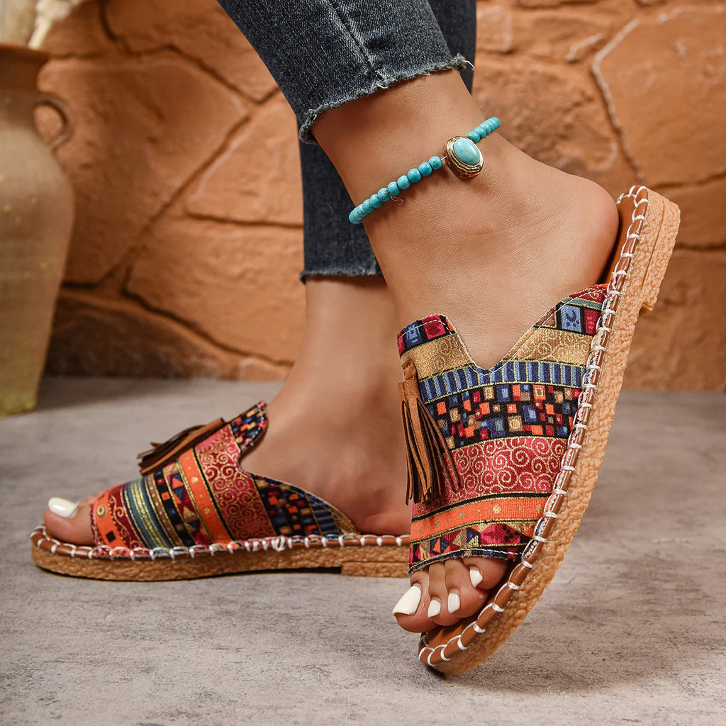 Jane | sandały damskie boho z frędzlami, stylowe i letnie
