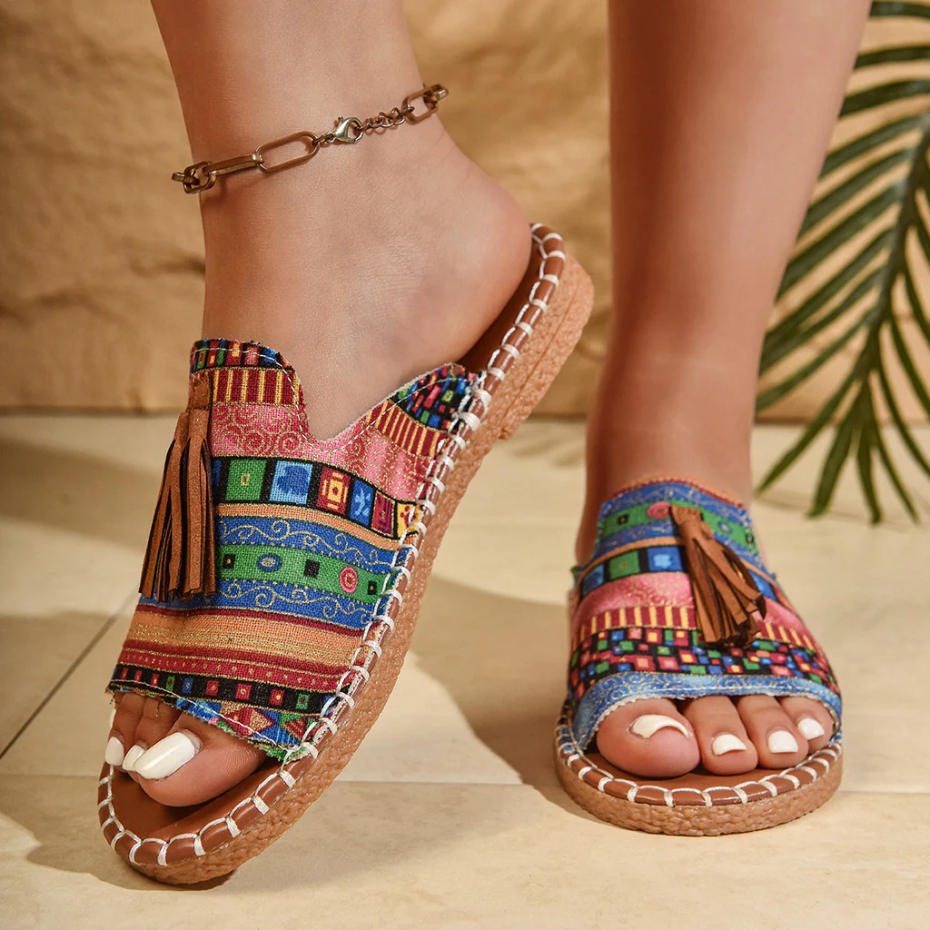 Jane | sandały damskie boho z frędzlami, stylowe i letnie