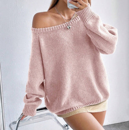 Randy | Damski sweter off-shoulder, ciepły elegancki модny