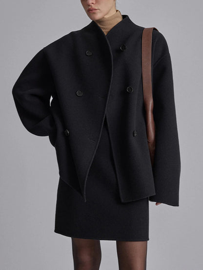 Bailey | Oversized damski płaszcz koszulowy