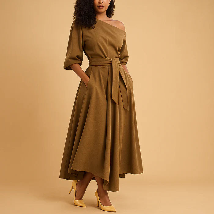 Margaret | Sukienka maxi damska na wesele w eleganckim, wieczorowym stylu