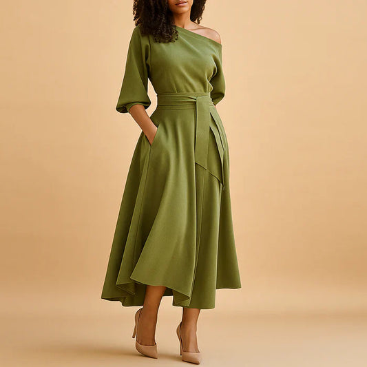 Margaret | Sukienka maxi damska na wesele w eleganckim, wieczorowym stylu