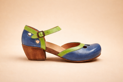 Naila | eleganckie sandały damskie w stylu vintage, letnie obuwie na obcasie