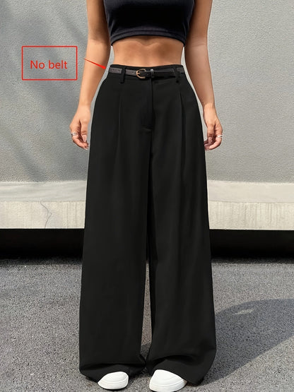 Valenora | Hoge taille broek met wijde pijpen voor dames