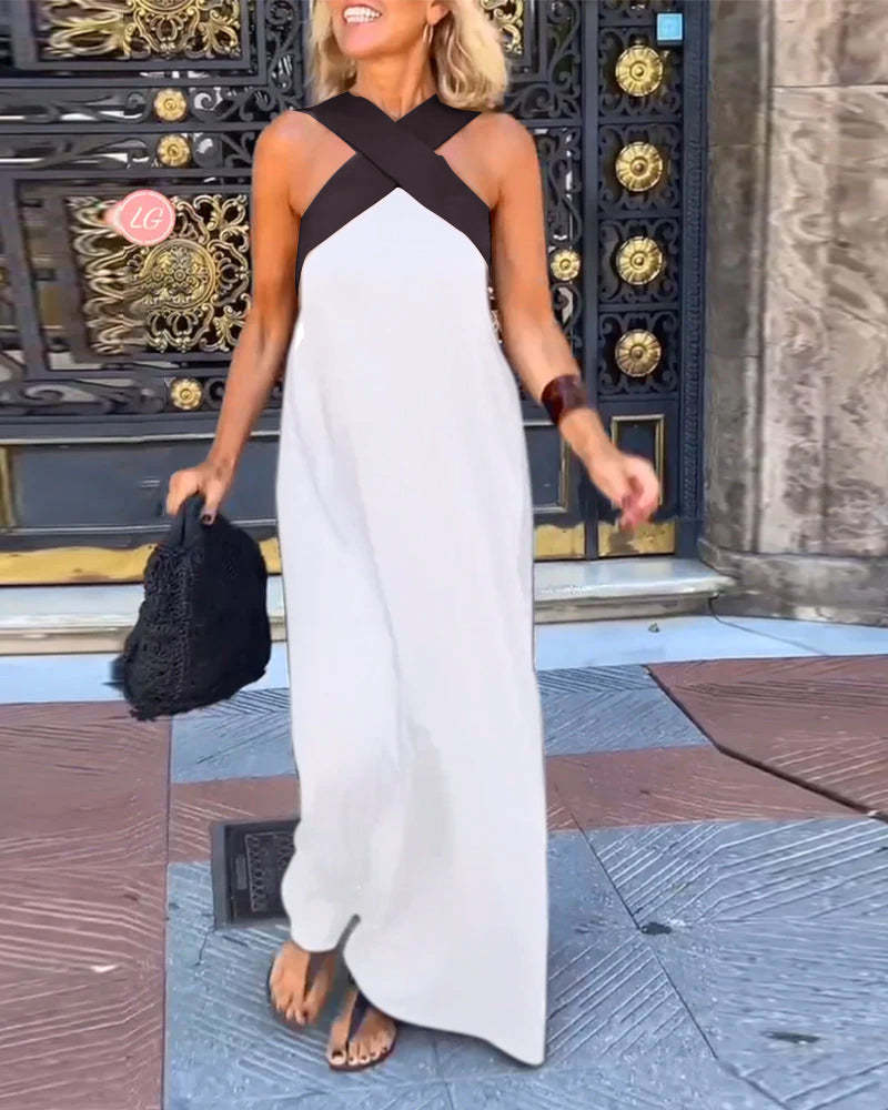 Etty | Damska suknia wieczorowa typu maxi marki Fallon