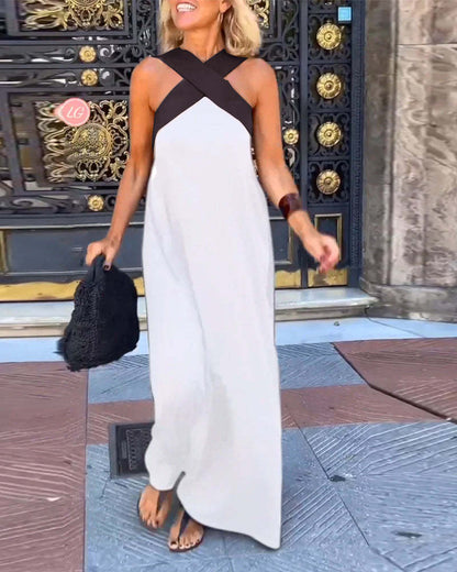 Etty | Damska suknia wieczorowa typu maxi marki Fallon