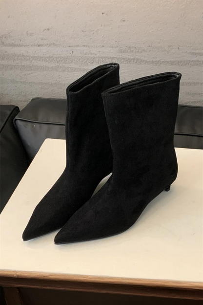 Mila | Eleganckie botki z ostrym noskiem