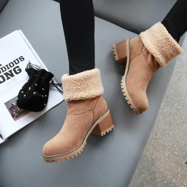 Katerina | Zimowe buty damskie ze stylowym i miękkim wykończeniem