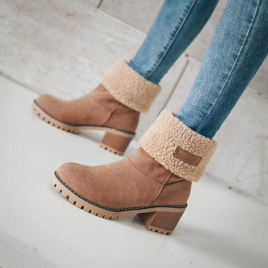 Katerina | Zimowe buty damskie ze stylowym i miękkim wykończeniem