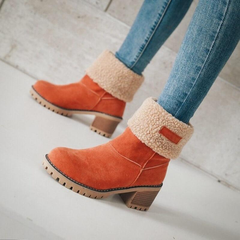 Katerina | Zimowe buty damskie ze stylowym i miękkim wykończeniem