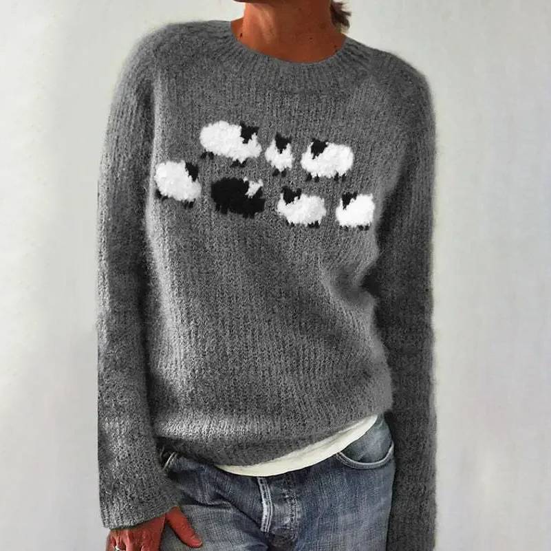 Lilly | Damski ciepły stylowy sweter dzianinowy na zimę