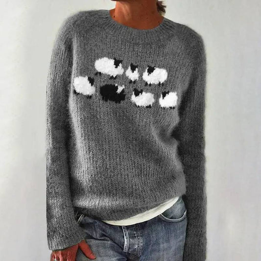 Lilly | Damski ciepły stylowy sweter dzianinowy na zimę