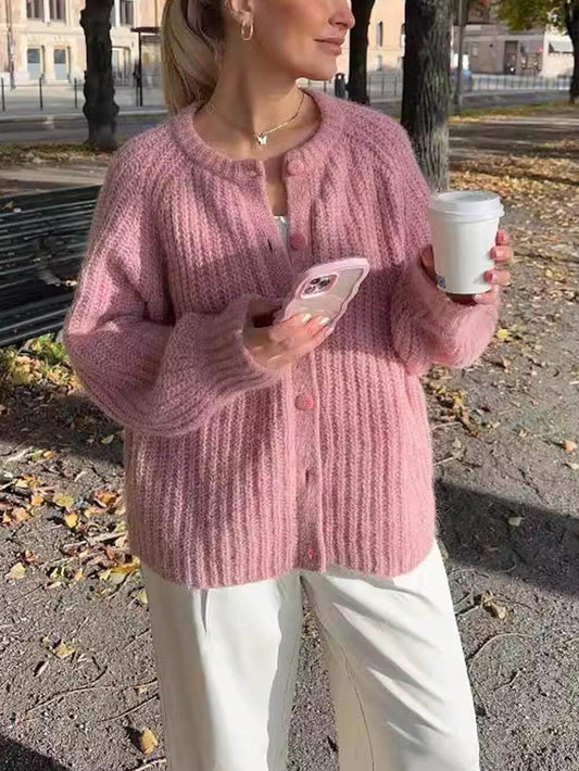 Nicole – wygodny damski sweter z dzianiny – miękki i stylowy