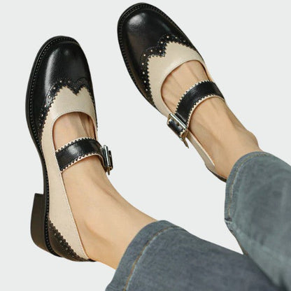 Cathleen | Damskie wygodne skórzane buty Mary Jane