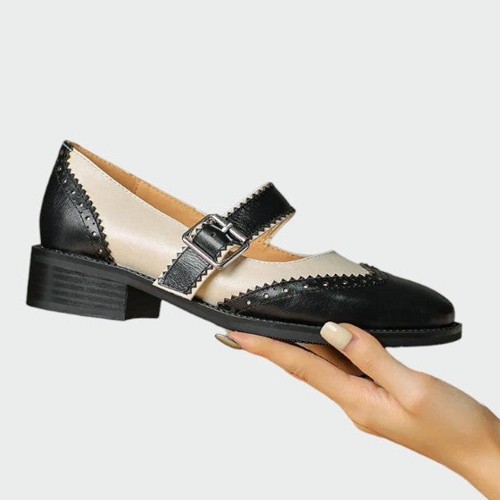 Cathleen | Damskie wygodne skórzane buty Mary Jane