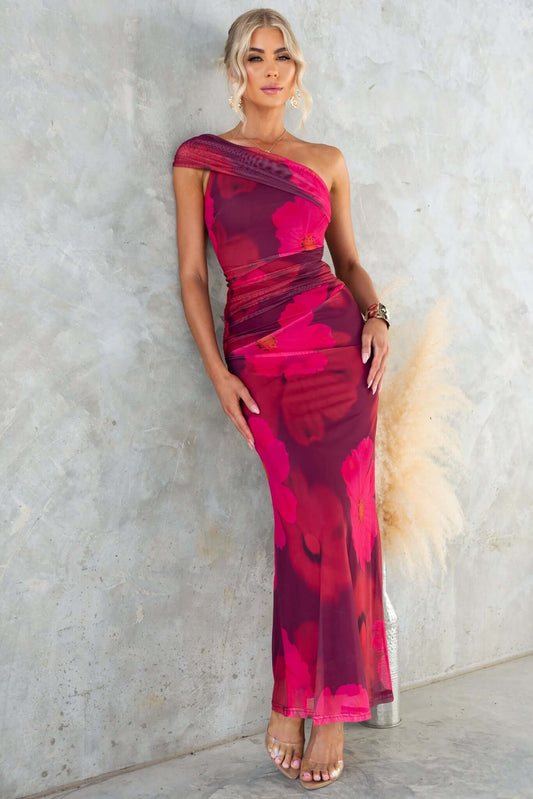 Roberta | Sukienka maxi damska z rozcięciem w eleganckim stylu wieczorowym
