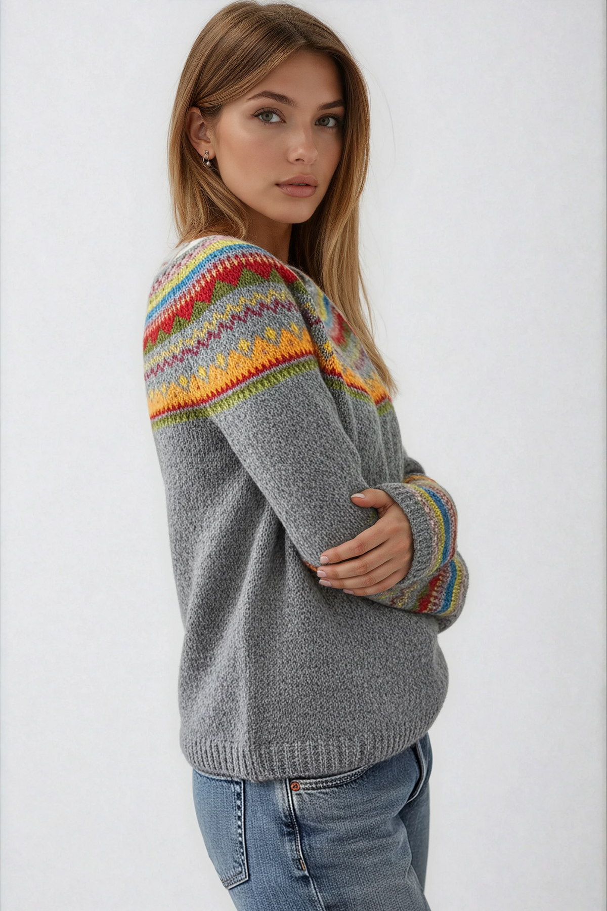 Renata | Świąteczny damski sweter zimowy
