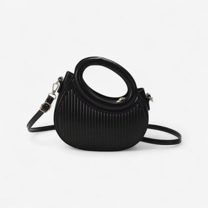 Jeannie | Torebka damska mini okrągła na ramię elegancka minimalistyczna